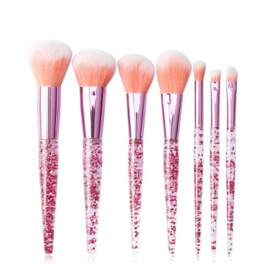 Professional 7 eye shadow brushes makeup professional custom foundation blush private label vegan make up brush set