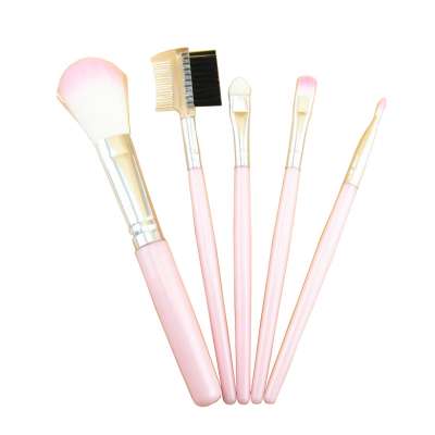 5 blush eyebrow brushes eye shadow stick comb makeup brush set