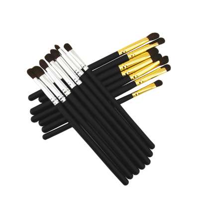 7 horsehair eye shadow brushes eye makeup brush set